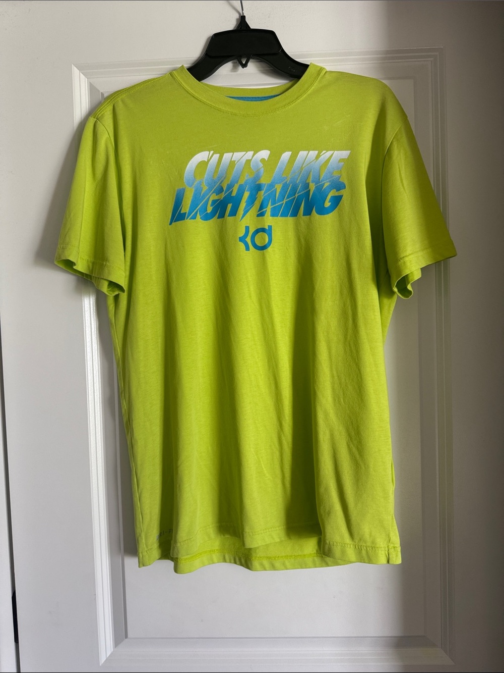 Nike KD Short Sleeve Tee - Neon Green 'Cuts Like Lightning'(1091)
